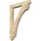 Ekena Millwork Legacy Arts & Crafts Rough Sawn Bracket, Douglas Fir, 4"W x 34"D x 46"H BKT04X34X46LEC03RDF - alternate 1